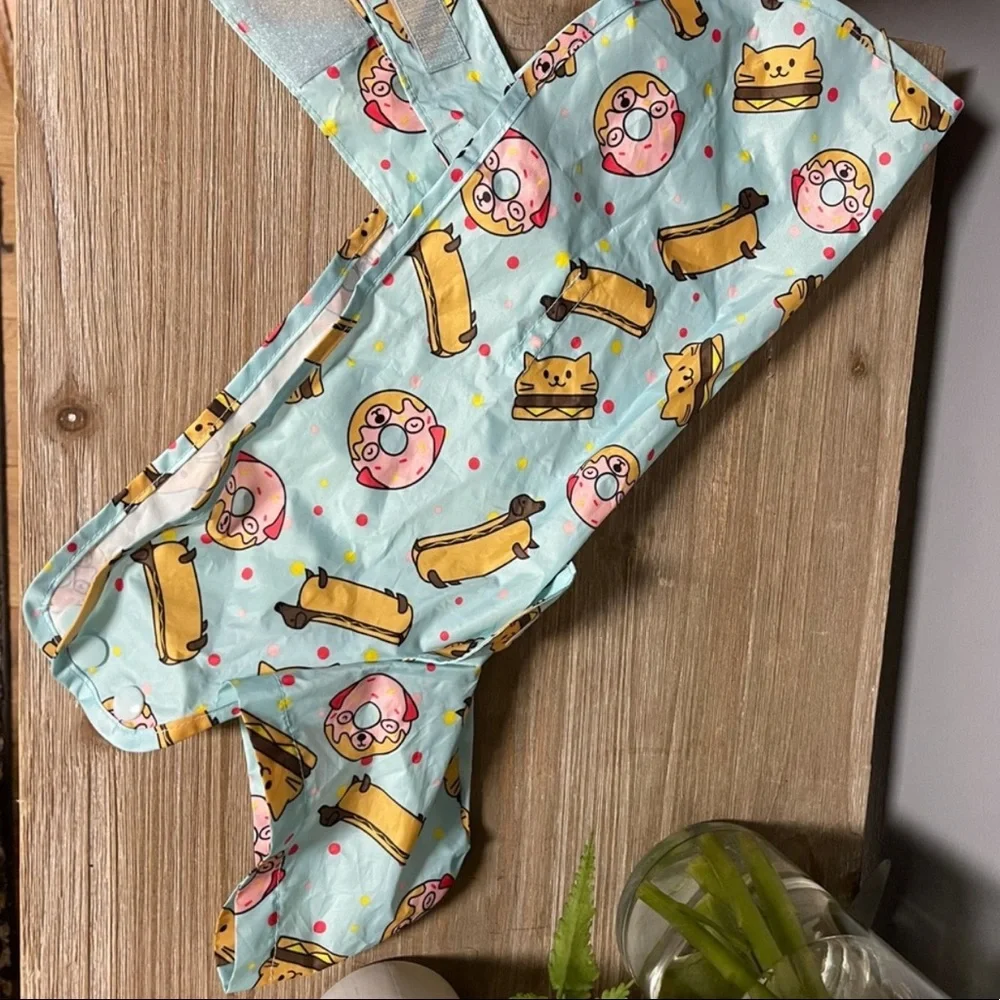 Dog / Puppy Hot Dog Raincoat - dachshund - size small - doxie